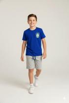 Conjunto Infantil Menino com Estampa da Seleção Brasileira