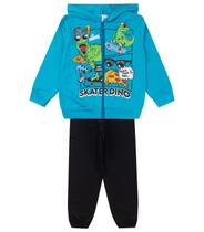 Conjunto Infantil Menino Com Jaqueta Select Azul