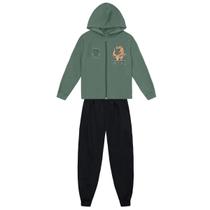 Conjunto infantil menino de dinossauro Brandili