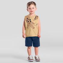 Conjunto infantil menino de jacaré Brandili