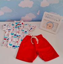 Conjunto infantil menino Din Don Conjunto infantil menino Din Don