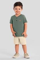 Conjunto infantil menino em meia malha Mundi - 1