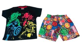 Conjunto Infantil Menino Estampado Dos Vingadores