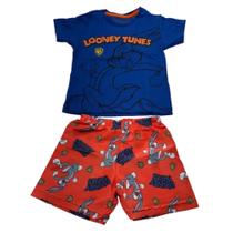 Conjunto Infantil Menino Estampado Pernalonga Looney Tunes Conjunto Infantil Menino Estampado Pernalonga Looney Tunes