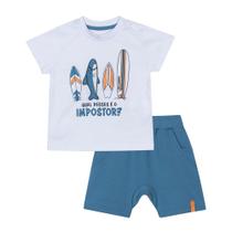 Conjunto Infantil Menino Estampado Tubarão Nini &amp Bambini