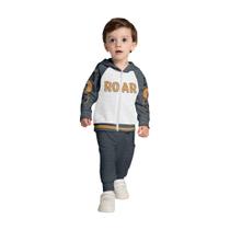 Conjunto infantil menino frio moletom peluciado 100% algodão Kyly Conjunto infantil menino frio moletom peluciado 100% algodão Kyly