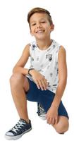 Conjunto Infantil Menino Fuscas Short + Regata Tam 4 Ao 10 Conjunto Infantil Menino Fuscas Short + Regata Tam 4 Ao 10