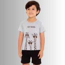Conjunto Infantil Menino Girafa- Rei Rex Conjunto Infantil Menino Girafa- Rei Rex