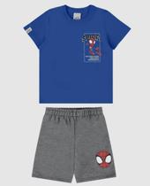 Conjunto Infantil Menino Homem-Aranha Marvel Em Algodão Malwee Kids 1 Conjunto Infantil Menino Homem-Aranha Marvel Em Algodão Malwee Kids 1