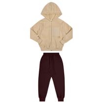 Conjunto Infantil Menino Inverno Pelo Fleece E Calça Moletom Peluciado - Angerô Conjunto Infantil Menino Inverno Pelo Fleece E Calça Moletom Peluciado - Angerô