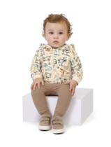 Conjunto Infantil Menino Jaqueta Estampa Cachorros Em Moletom Malwee Kids 1