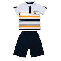 Conjunto Infantil Menino Kiki Verão Gola Polo