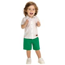 Conjunto Infantil Menino Kyly Verao Camisa E Bermuda 1000591