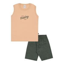 Conjunto Infantil Menino - Laranja - 52368-1292