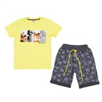 Conjunto infantil menino manga curta algodão have fun