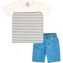 Conjunto Infantil Menino Manga Curta Pulla Bulla Ref. 50679