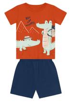 Conjunto Infantil Menino Masculino Camiseta e Bermuda Brandili Conjunto Infantil Menino Masculino Camiseta e Bermuda Brandili
