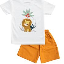 Conjunto Infantil Menino Masculino Verão Calça+camisa Fun