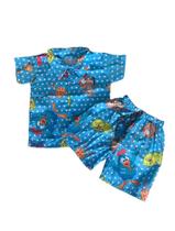 Conjunto Infantil Menino Mauricinho Galinha Pintadinha