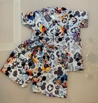 Conjunto Infantil Menino Mauricinho Mickey Disney Conjunto Infantil Menino Mauricinho Mickey Disney