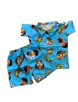 Conjunto Infantil Menino Mauricinho Tematico Bento e Toto Conjunto Infantil Menino Mauricinho Tematico Bento e Toto