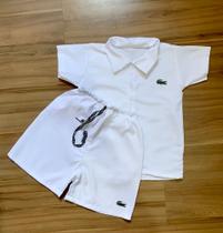 Conjunto Infantil Menino Mauricinho Tradicional Branco