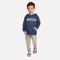 Conjunto Infantil Menino Milon Casaco Bordado Calça 2001547 - 1 Conjunto Infantil Menino Milon Casaco Bordado Calça 2001547 - 1