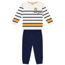 Conjunto Infantil Menino Milon Em Moletom 100% Algodão Conjunto Infantil Menino Milon Em Moletom 100% Algodão