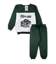 Conjunto Infantil Menino Moletom Extreme Adventure Tam.3 Conjunto Infantil Menino Moletom Extreme Adventure Tam.3