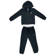 Conjunto Infantil Menino Moletom Inverno Capuz Conjunto Infantil Menino Moletom Inverno Capuz