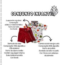 Conjunto Infantil Menino Planetas