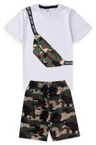 Conjunto Infantil Menino Pochete Militar