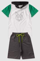 Conjunto Infantil Menino Raposa Gody Verde Conjunto Infantil Menino Raposa Gody Verde