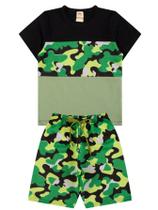 Conjunto Infantil Menino Recorte Camuflado