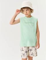 Conjunto Infantil Menino Regata E Bermuda Holiday Verde Divertto