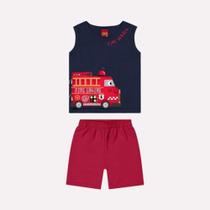 Conjunto Infantil Menino Regata e Bermuda Kyly
