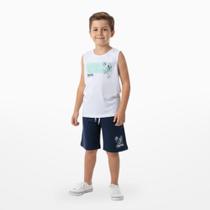 Conjunto Infantil Menino Regata Estampada Arrumadinhos