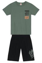 Conjunto infantil menino skate Brandili