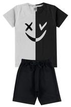 Conjunto Infantil Menino Smile Bicolor Conjunto Infantil Menino Smile Bicolor