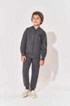 Conjunto Infantil Menino Squad DVTT Chumbo Divertto Conjunto Infantil Menino Squad DVTT Chumbo Divertto