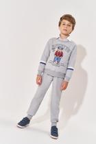 Conjunto Infantil Menino Urso DVTT Mescla Divertto Conjunto Infantil Menino Urso DVTT Mescla Divertto