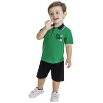 Conjunto Infantil Menino Verão Camisa Polo e Bermuda Kyly 1000590