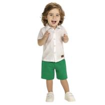 Conjunto Infantil Menino Verão Camiseta e Bermuda Kyly 1000591