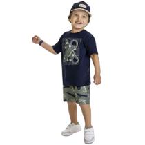Conjunto Infantil Menino Verão Camiseta e Bermuda Kyly 1000601