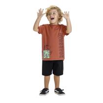 Conjunto Infantil Menino Verão Camiseta e Bermuda Kyly 1000602