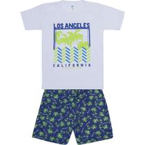 Conjunto Infantil Menino Verão Camiseta e Bermuda Viston 4598