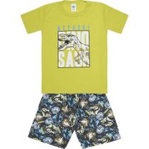 Conjunto Infantil Menino Verão Camiseta e Bermuda Viston 4599 Conjunto Infantil Menino Verão Camiseta e Bermuda Viston 4599