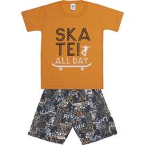 Conjunto Infantil Menino Verão Camiseta e Bermuda Viston 4600