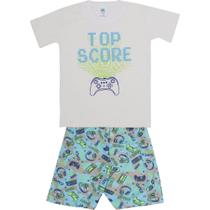 Conjunto Infantil Menino Verão Camiseta e Bermuda Viston 4601
