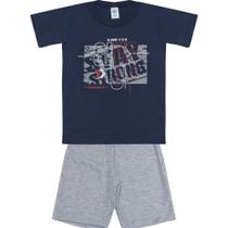 Conjunto Infantil Menino Verão Camiseta e Bermuda Viston 4602
